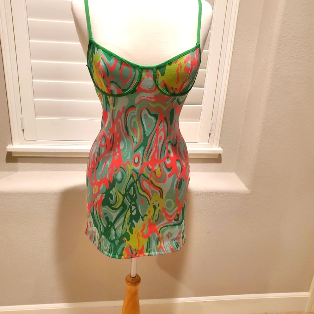 Multi color mini dress